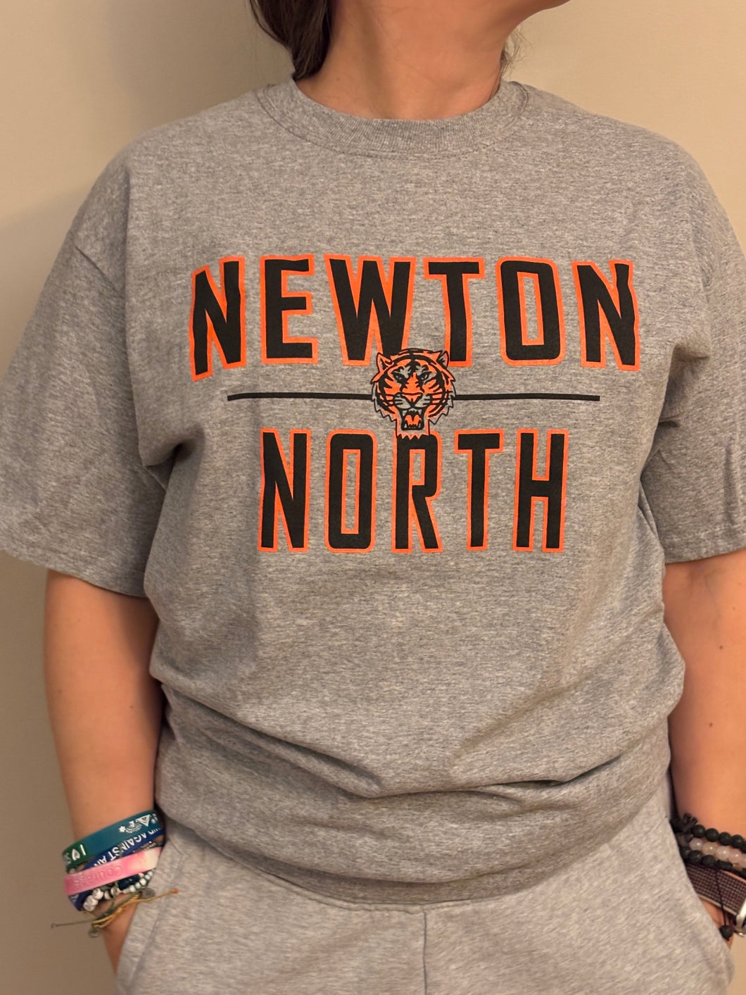 Newton North Short Sleeve T-Shirt, Grey