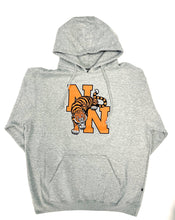 Load image into Gallery viewer, Newton North Tigers Grey Hoodie
