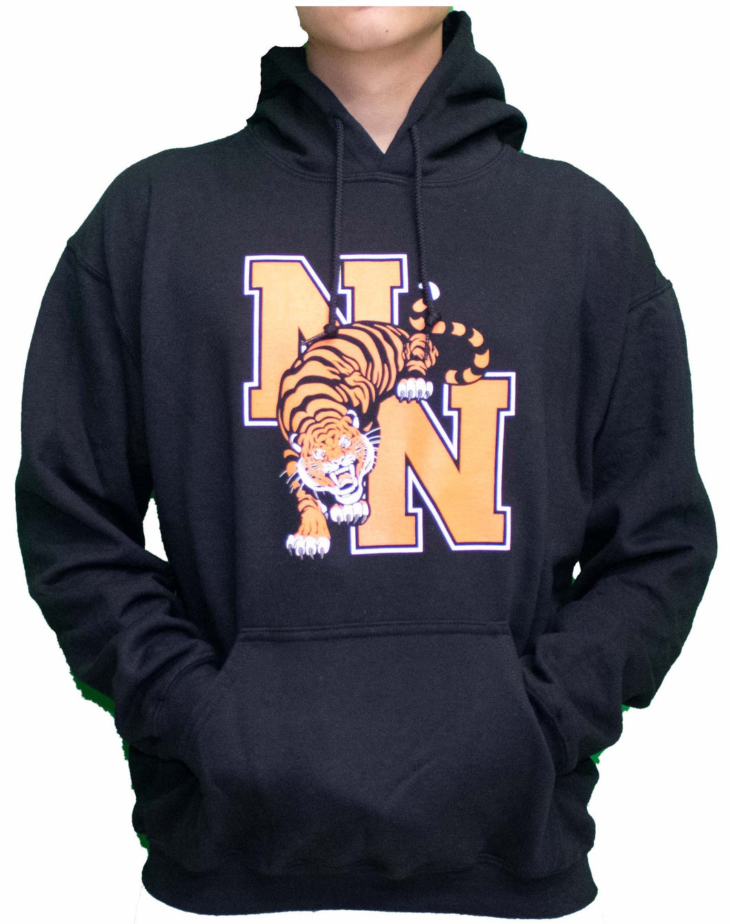 Newton North Tigers Black Hoodie