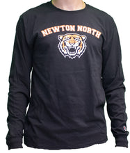 Load image into Gallery viewer, Newton North Tigers Black Long Sleeve Tee
